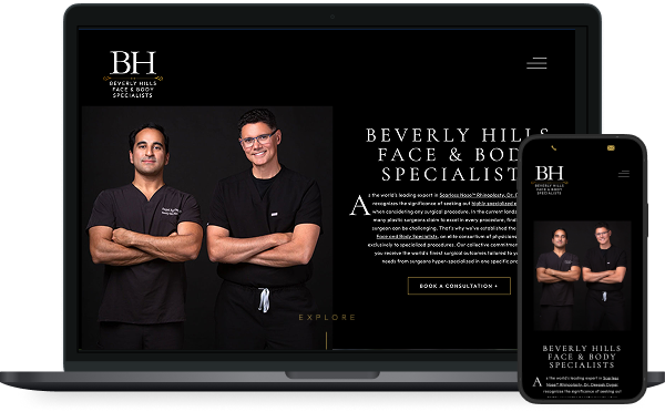 Beverly Hills Face & Body Specialists's screenshot on tablet