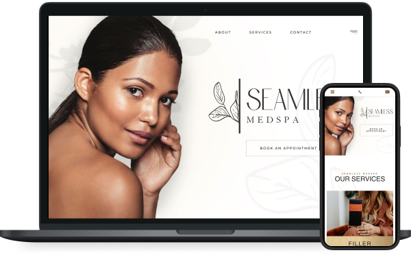 Seamless Medspa's screenshot on tablet